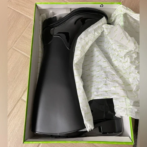 NWOT Sam Edelman Sydney Rain Boots Black - 7 - Picture 6 of 6